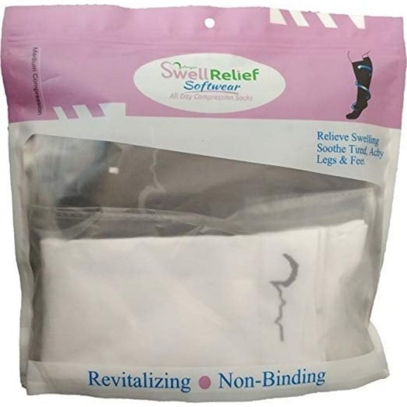 4 Pair (2 Black & 2 White) Extra Soft Small/Medium - Picture 3 of 7